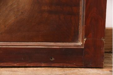 アンティーク建具　腰板ケヤキ材・その他ヒノキ材　明治期の古い蔵戸(格子戸、玄関戸、引き戸、建具)(R-049547)