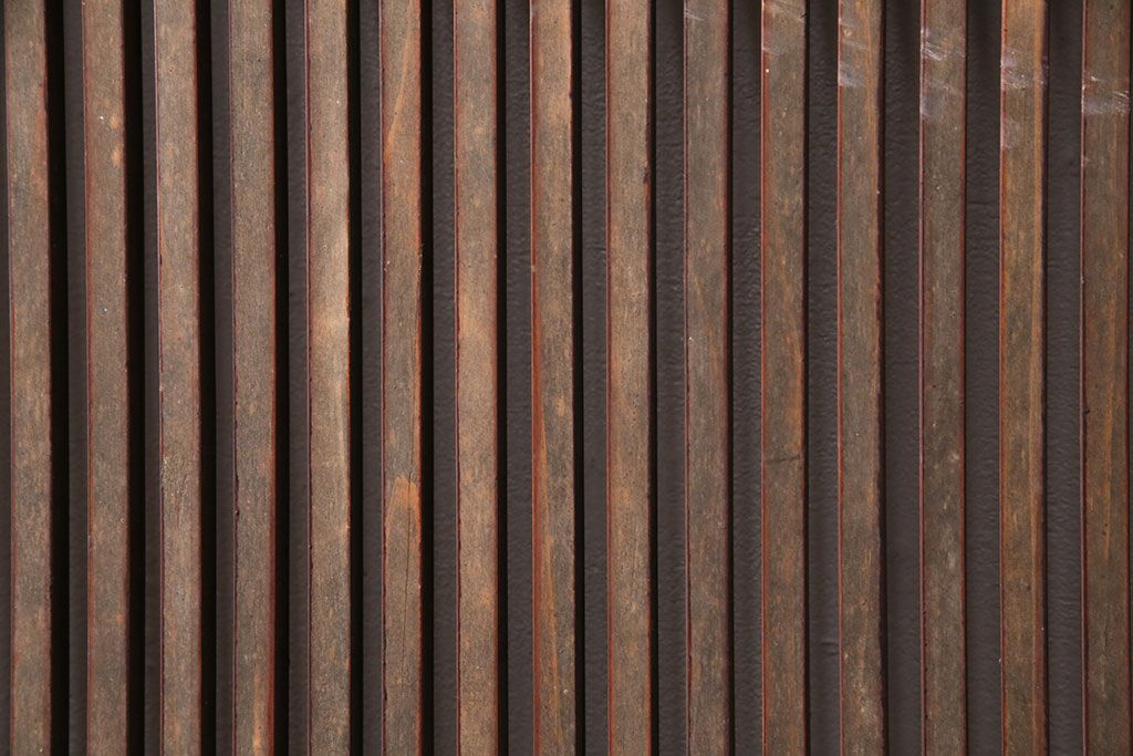 アンティーク建具　腰板ケヤキ材・その他ヒノキ材　明治期の古い蔵戸(格子戸、玄関戸、引き戸、建具)(R-049547)