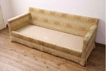 中古　DREXEL HERITAGE(ドレクセルヘリテイジ)　優雅なくつろぎのひとときを演出する3シートクッションソファ(3人掛け)(R-049551)