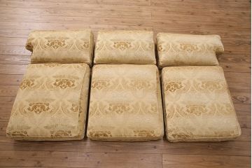 中古　DREXEL HERITAGE(ドレクセルヘリテイジ)　優雅なくつろぎのひとときを演出する3シートクッションソファ(3人掛け)(R-049551)
