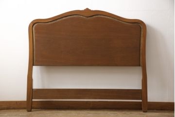 中古　DREXEL HERITAGE(ドレクセルヘリテージ)　Touraine(ツーレイン)　猫脚のデザインがアクセントのベッド(シングル、セミダブル)(定価約80万円)(R-049556)