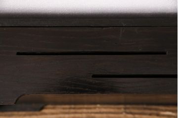 和製アンティーク　総栗材　漆塗りが上質な雰囲気を高める収納箱(木箱、小物収納)(R-049560)