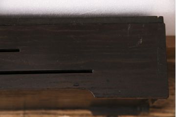 和製アンティーク　総栗材　漆塗りが上質な雰囲気を高める収納箱(木箱、小物収納)(R-049560)