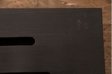 和製アンティーク　総栗材　漆塗りが上質な雰囲気を高める収納箱(木箱、小物収納)(R-049560)
