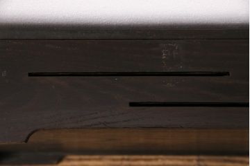 和製アンティーク　総栗材　漆塗りが上質な雰囲気を高める収納箱(木箱、小物収納)(R-049560)