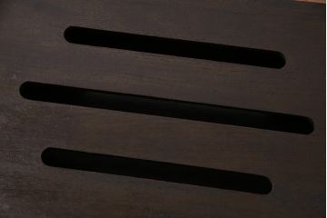 和製アンティーク　総栗材　漆塗り　和の趣溢れるインテリアにおすすめの収納箱(木箱、小物収納)(R-049561)