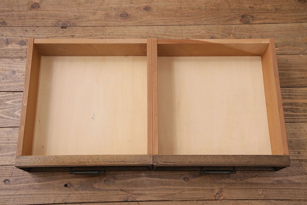 中古　美品　永田良介商店製　幾何学模様が目を引く!クラシカルな雰囲気を醸しだすライティングビューロー(簿記机、在宅ワーク、在宅用ワークデスク)(定価約54万円)(R-049567)