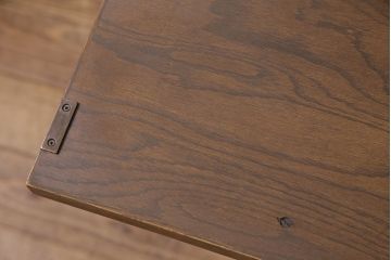 中古　美品　永田良介商店製　幾何学模様が目を引く!クラシカルな雰囲気を醸しだすライティングビューロー(簿記机、在宅ワーク、在宅用ワークデスク)(定価約54万円)(R-049567)