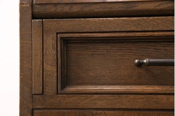 中古　美品　永田良介商店製　幾何学模様が目を引く!クラシカルな雰囲気を醸しだすライティングビューロー(簿記机、在宅ワーク、在宅用ワークデスク)(定価約54万円)(R-049567)