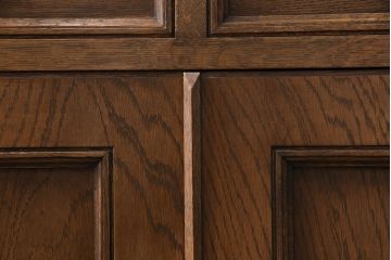 中古　美品　永田良介商店製　幾何学模様が目を引く!クラシカルな雰囲気を醸しだすライティングビューロー(簿記机、在宅ワーク、在宅用ワークデスク)(定価約54万円)(R-049567)