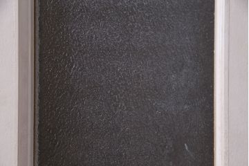 中古建具　アンティークのステンドグラスをはめ込んだ大きな引き戸1枚　(R-049574)