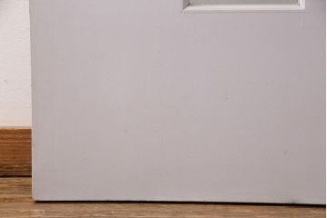 中古　アンティークのステンドグラスをはめ込んだ大きな引き戸(ガラス戸、建具)(R-049574)