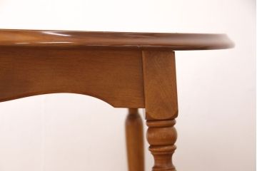 中古　美品　横浜ダニエル(daniel)　洗練された上品さが目を引くダイニングテーブル(定価約40万円)(エクステンションテーブル、伸長式テーブル、拡張式テーブル)(R-049575)