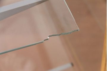 和製アンティーク　ナラ材　激レアデザイン!　斜めL字型のガラスケース(ショーケース、陳列棚)(R-049580)