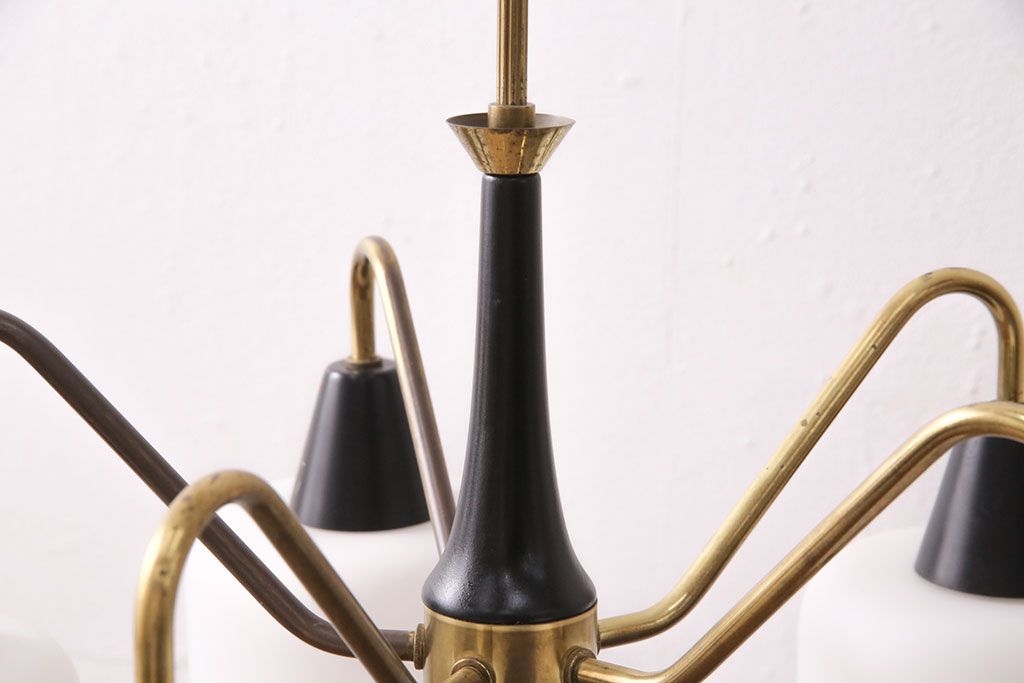 ヴィンテージ照明　北欧ビンテージ　デンマーク　希少　メンズライクな空間づくりにおすすめ!おしゃれな吊り下げ照明(天井照明)(R-049586)