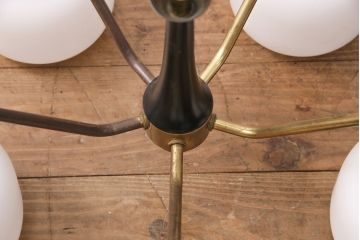 ヴィンテージ照明　北欧ビンテージ　デンマーク　希少　メンズライクな空間づくりにおすすめ!おしゃれな吊り下げ照明(天井照明)(R-049586)