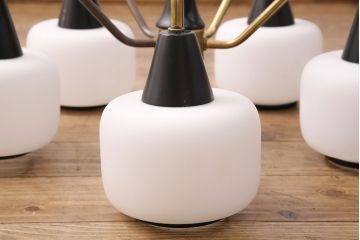 ヴィンテージ照明　北欧ビンテージ　デンマーク　希少　メンズライクな空間づくりにおすすめ!おしゃれな吊り下げ照明(天井照明)(R-049586)