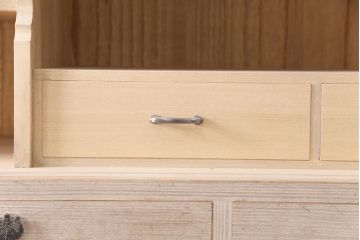 中古　前面・側面一枚板　桑材のアクセントが魅力的な最高級品の加茂総桐箪笥(胴丸)(総桐たんす、総桐箪笥、着物箪笥、衣装箪笥、和タンス)(定価約180万円)(R-049589)