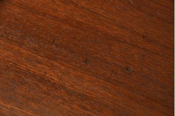 北欧ヴィンテージ　デンマーク製　チーク材　蛇腹シャッターがお洒落なキャビネット(収納棚、飾り棚、ビンテージ)(R-049591)
