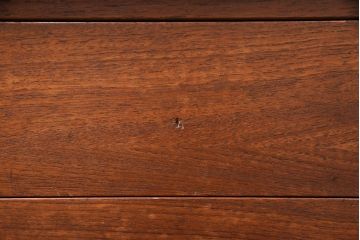 北欧ヴィンテージ　デンマーク製　チーク材　蛇腹シャッターがお洒落なキャビネット(収納棚、飾り棚、ビンテージ)(R-049591)