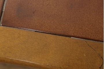 イギリスヴィンテージ　チーク材　ユニセックスなデザインがお洒落なタイルトップセンターテーブル(コーヒーテーブル、リビングテーブル、ビンテージ)(R-049594)