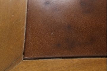 イギリスヴィンテージ　チーク材　ユニセックスなデザインがお洒落なタイルトップセンターテーブル(コーヒーテーブル、リビングテーブル、ビンテージ)(R-049594)