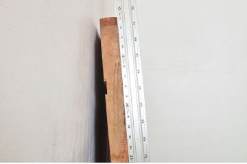 アンティーク雑貨　和製アンティーク　明治期　古材　杢目が美しい松材一枚板(リメイク、DIY、材料)(R-049599)
