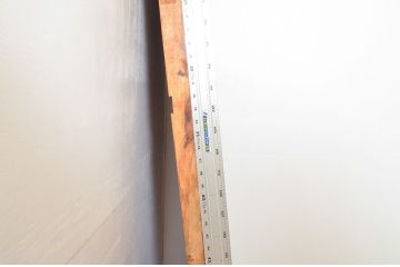 アンティーク雑貨　和製アンティーク　明治期　古材　杢目が美しい松材一枚板(リメイク、DIY、材料)(R-049599)