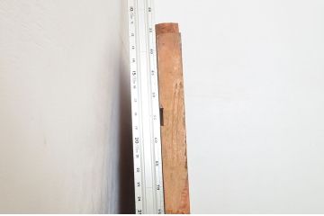 アンティーク雑貨　和製アンティーク　明治期　古材　杢目が美しい松材一枚板(リメイク、DIY、材料)(R-049599)