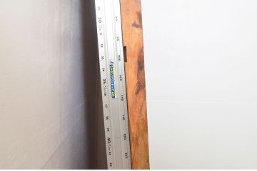 アンティーク雑貨　和製アンティーク　明治期　古材　杢目が美しい松材一枚板(リメイク、DIY、材料)(R-049599)