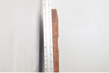 アンティーク雑貨　和製アンティーク　明治期　古材　杢目が美しい松材一枚板(リメイク、DIY、材料)(R-049599)