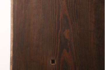 アンティーク雑貨　和製アンティーク　明治期　古材　杢目が美しい松材一枚板(リメイク、DIY、材料)(R-049599)