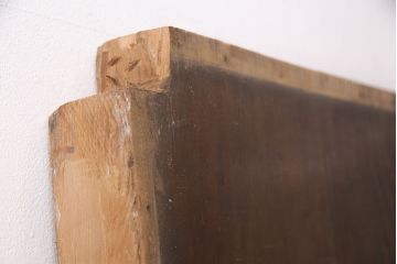 アンティーク雑貨　和製アンティーク　明治期　古材　杢目が美しい松材一枚板(リメイク、DIY、材料)(R-049599)