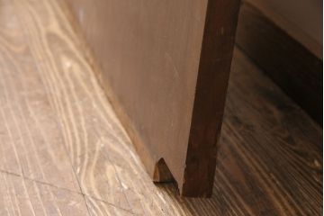 アンティーク雑貨　和製アンティーク　明治期　古材　杢目が美しい松材一枚板(リメイク、DIY、材料)(R-049599)
