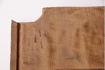 アンティーク雑貨　和製アンティーク　明治期　古材　杢目が美しい松材一枚板(リメイク、DIY、材料)(R-049599)