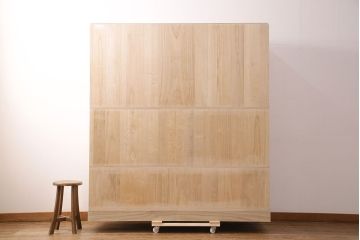 展示品　美品　伝統工芸　収納力抜群!気品あふれる佇まいが魅力の加茂総桐箪笥(総桐たんす、着物タンス、引き出し、並厚)(定価約140万円)(R-049600)