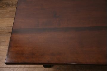 中古　松本民芸家具　希少!和と洋、どちらの空間にも馴染みやすい上品なデザインが魅力の座卓(センターテーブル、ローテーブル)(R-049604)