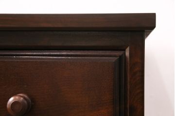 中古　美品　松本民芸家具　当店リメイク　天板ヒノキ無垢材　和モダンな空間づくりにおすすめのローチェスト(サイドボード、引き出し、ローボード)(R-049606)
