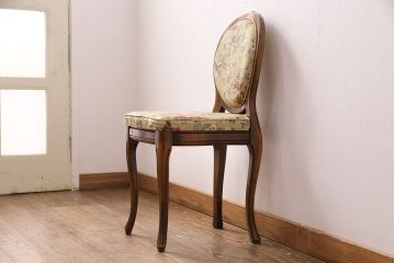 中古　展示品　極美品　松永工房　カンティーニュシリーズ　エレガントな佇まいのチェア付きドレッサー(鏡台)(定価約34万円)(R-049614)