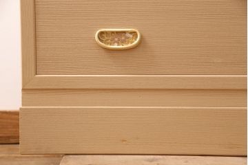 中古美品　伝統工芸品　総桐材　上品な和の雰囲気を演出する加茂総桐箪笥(胴厚、総桐たんす、整理箪笥、引き出し、チェスト、衣装タンス)(R-049616)