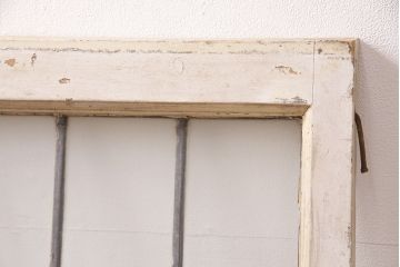 アンティーク建具 イギリスアンティーク ナチュラルな空間づくりに活躍するステンドグラス戸1枚(窓、建具、ガラス戸)(R-049617)