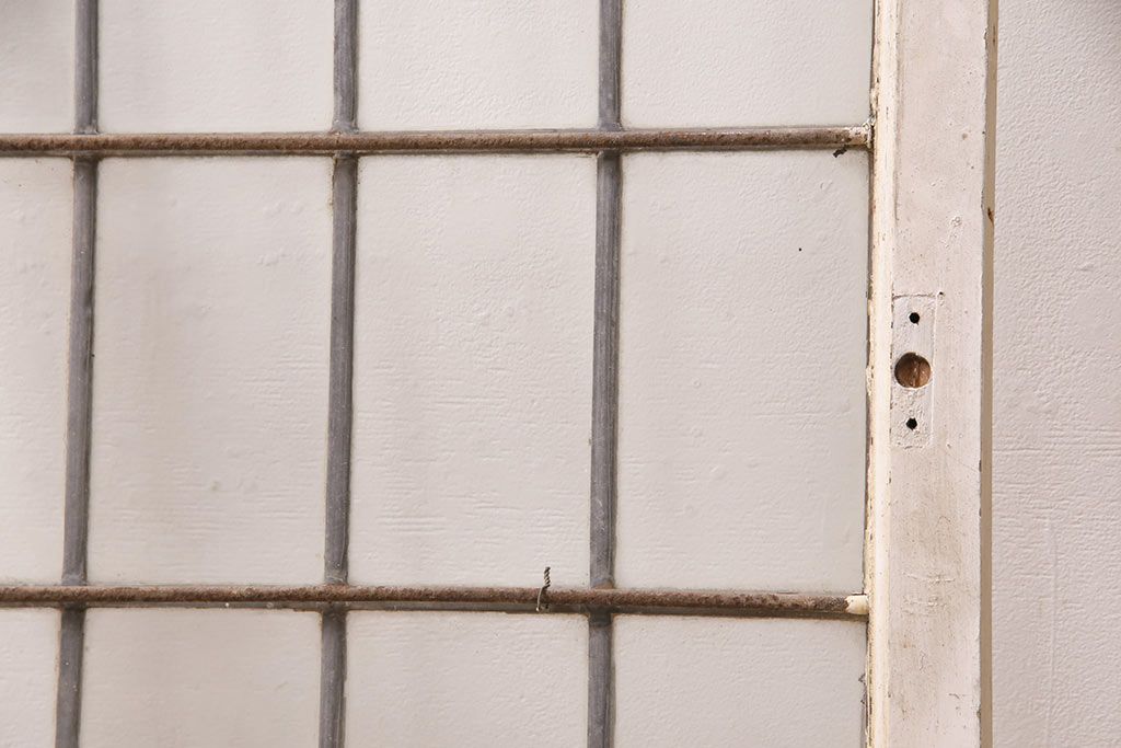 アンティーク建具 イギリスアンティーク ナチュラルな空間づくりに活躍するステンドグラス戸1枚(窓、建具、ガラス戸)(R-049617)