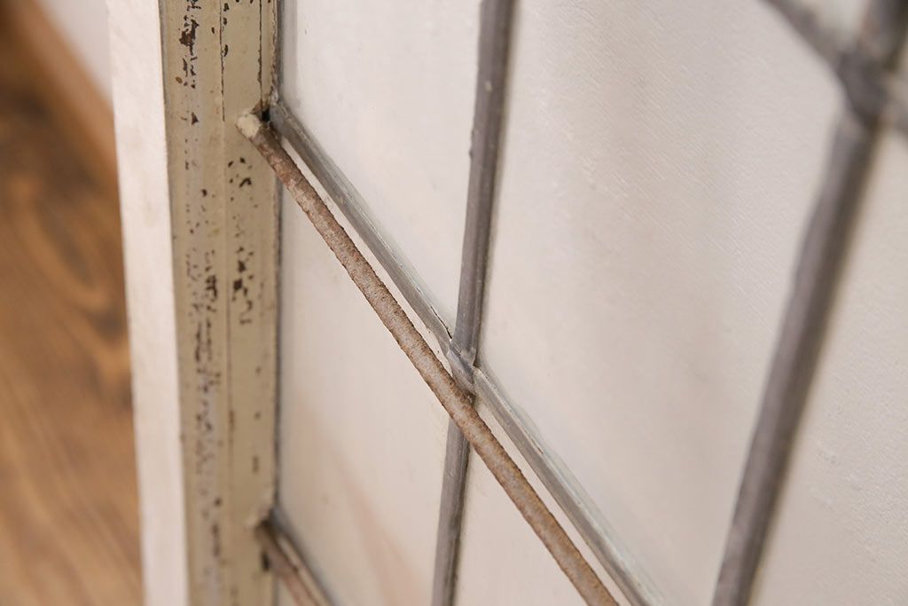 アンティーク建具 イギリスアンティーク ナチュラルな空間づくりに活躍するステンドグラス戸1枚(窓、建具、ガラス戸)(R-049617)