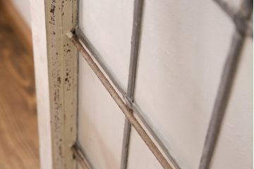 アンティーク建具 イギリスアンティーク ナチュラルな空間づくりに活躍するステンドグラス戸1枚(窓、建具、ガラス戸)(R-049617)