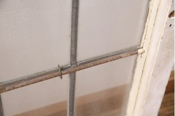 アンティーク建具 イギリスアンティーク ナチュラルな空間づくりに活躍するステンドグラス戸1枚(窓、建具、ガラス戸)(R-049617)