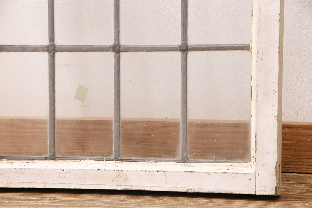 アンティーク建具 イギリスアンティーク ナチュラルな空間づくりに活躍するステンドグラス戸1枚(窓、建具、ガラス戸)(R-049617)