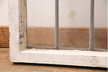 アンティーク建具 イギリスアンティーク ナチュラルな空間づくりに活躍するステンドグラス戸1枚(窓、建具、ガラス戸)(R-049617)
