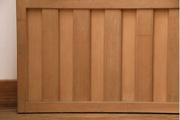 アンティーク建具　松をイメージした透かし彫りがアクセントの御簾戸4枚セット(簾戸、簀戸、葭戸、夏障子、すど、葦戸)(R-049621)