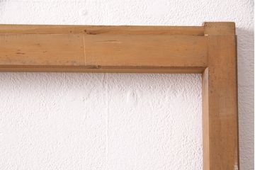 アンティーク建具　雲と風をイメージした透かし彫りがおしゃれな御簾戸1枚(簾戸、簀戸、葭戸、夏障子、すど、葦戸)(R-049622)
