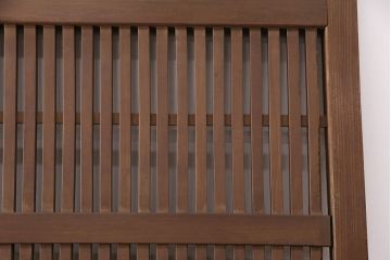アンティーク建具　明治期　ケヤキ材・カバ材　格子蔵戸(玄関戸、引き戸、建具)(R-049628)